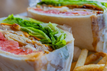 照り焼きチキンサンド
