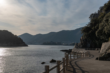 Naklejka premium Landscape of Sensui-jima Island in Tomonoura of Fukuyama City, Seto Inland Sea