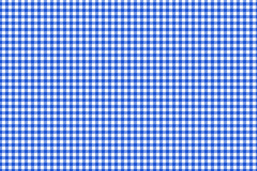 Blue and white tablecloth pattern, Texture from rhombus/squares for - plaid, tablecloths, clothes, shirts, dresses, paper, blankets and other textile products. Vector illustration.