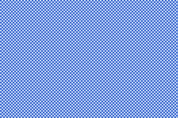 Blue and white tablecloth pattern, Texture from rhombus/squares for - plaid, tablecloths, clothes, shirts, dresses, paper, blankets and other textile products. Vector illustration.