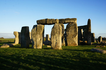Obraz na płótnie Canvas Stonehenge in England is best-known prehistoric monument in Europe