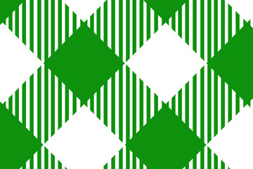 Green horizontal Gingham pattern. Texture from rhombus/squares for - plaid, tablecloths, clothes, shirts, dresses, paper, bedding, blankets, quilts and other textile products