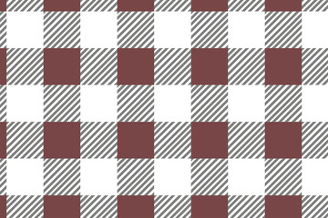 Red diagonal Gingham pattern. Texture from rhombus/squares for - plaid, tablecloths, clothes, shirts, dresses, paper, bedding, blankets, quilts and other textile products. Vector illustration.