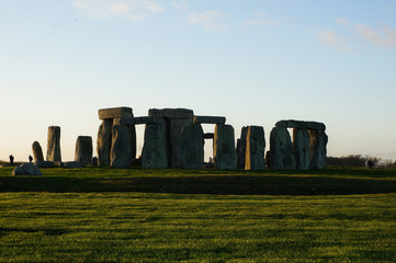 Naklejka premium Stonehenge in England is best-known prehistoric monument in Europe