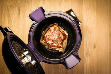Meat in multi cooker