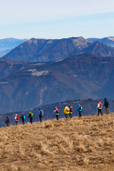 Montagna escursione alpi trekking