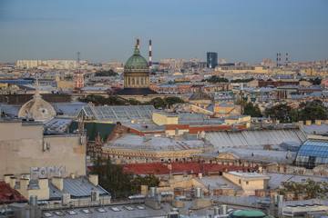 Fototapeta premium architecture construction cityview top roof