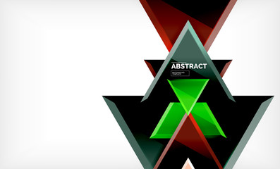 Tech futuristic geometric 3d shapes, minimal abstract background