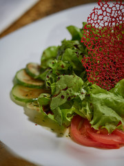 Green lettuce.