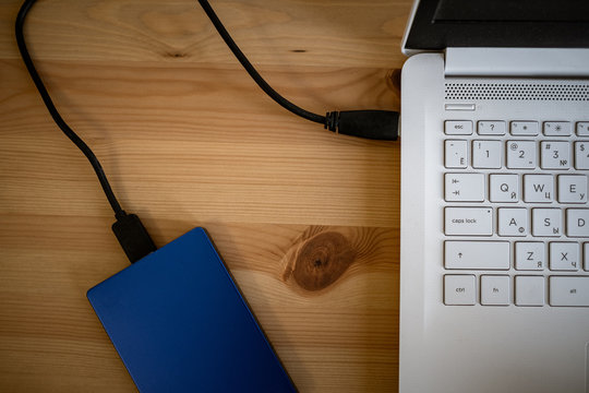 Work space on table of photographer. Minimal workspace