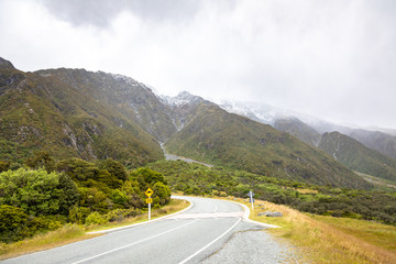 road to horizon New Zealand south island