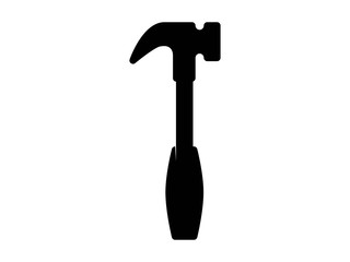 hammer solid icon vector