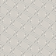 Vector stylish seamless pattern. Geometric striped zigzag ornament. Simple slanted lines background.