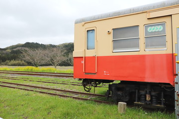Fototapeta na wymiar 日本の千葉県のいすみ鉄道