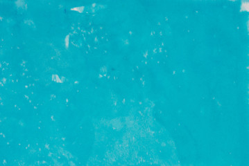 blue watercolor pastel painted on paper background texture