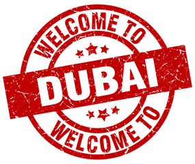 welcome to Dubai red stamp