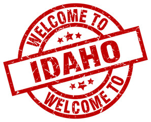 welcome to Idaho red stamp