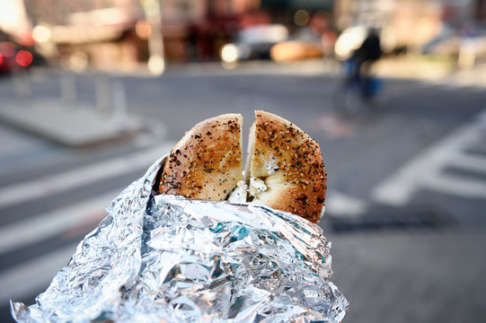 New York Bagel for breakfast
