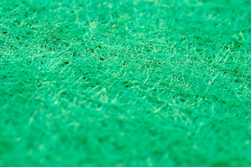 Obraz premium Green pile. Texture with low depth of field. Football artificial field.