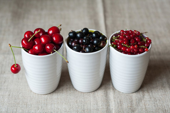 Still life with berries