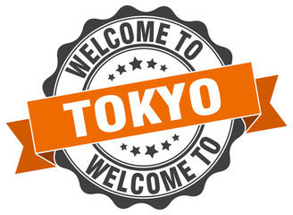 Tokyo round ribbon seal