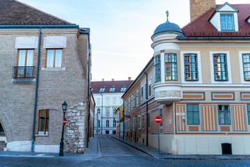Old town in Budapest, Hungary