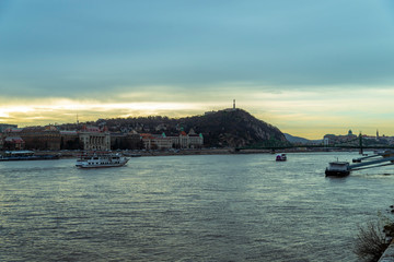 The view on the Danube in Budapest