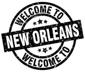welcome to New Orleans black stamp