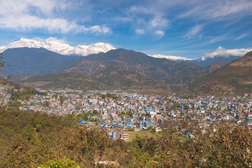 Fototapeta na wymiar Pokhara Valley Nepal
