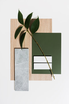 Mood board interior design finishes