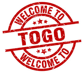welcome to Togo red stamp
