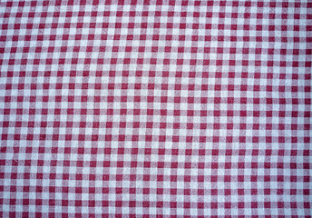 Pattern of red napkin