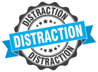 distraction stamp. sign. seal