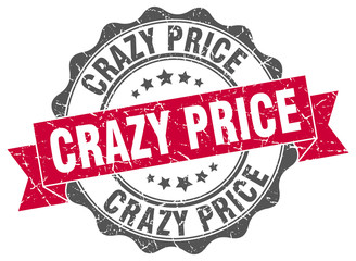 crazy price stamp. sign. seal