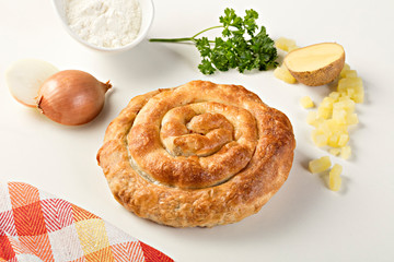 Bosnian pie with potato