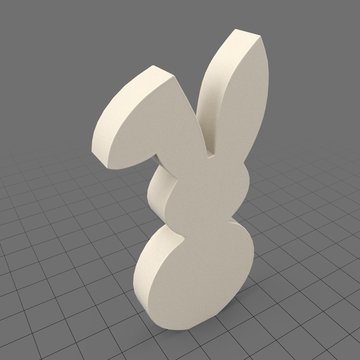 Rabbit statue