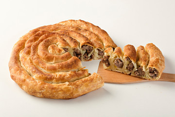 Bosnian pie with meat