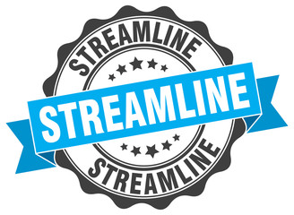 streamline stamp. sign. seal