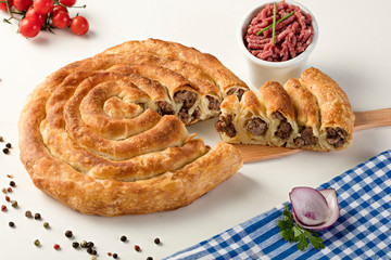 Bosnian pie with meat