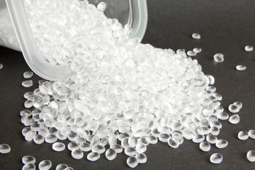 Transparent Polyethylene granules. HDPE.Plastic pellets. Plastic Raw material .