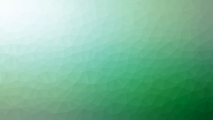 Green vector abstract triangle mosaic background, polygonal modern backdrop template design