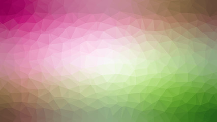 Colorful gradient mosaic backdrop with abstract triangle pattern in low polygonal style, vector template for business design