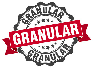 granular stamp. sign. seal