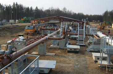 Platform of construction  pipelines