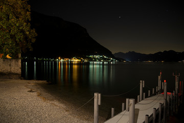beach at night in Italy