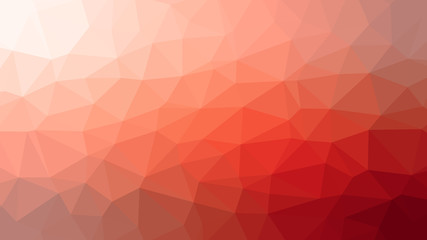 Red to white Abstract horizontal geometric low poly backgound modern design, vector illustration business template