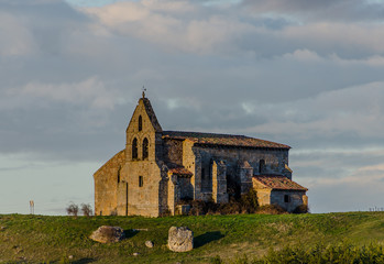 Fototapeta premium Church of San Martin, Quintanilla de la Berzosa. Palencia