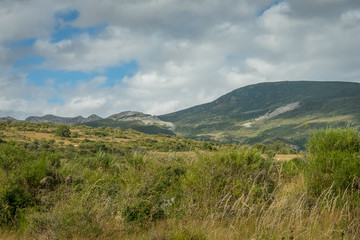  Landscape of the natural park of Fuentes Carrionas. Palencia
