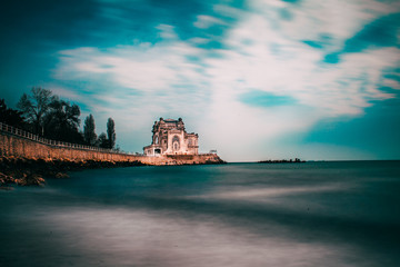 castle in the sea