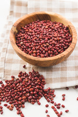 Red adzuki beans.